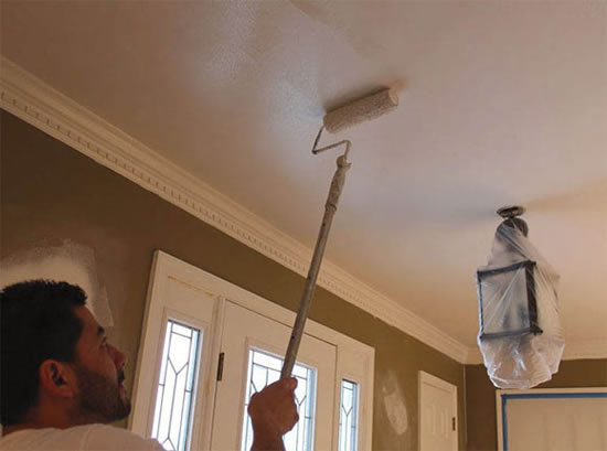 перед побелкой потолка