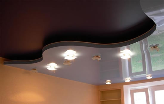 монтаж натяжных потолков технология