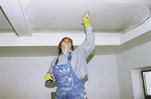 штукатурка потолка своими руками