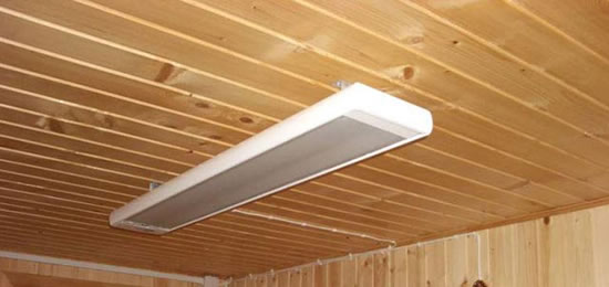 натяжной потолок в гараже