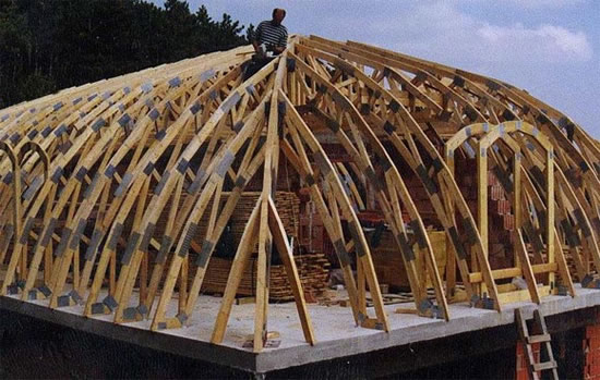 устройство вальмовой кровли