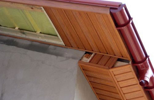 фронтонный свес для кровли