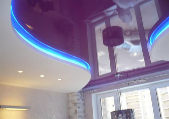 прозрачные натяжные потолки